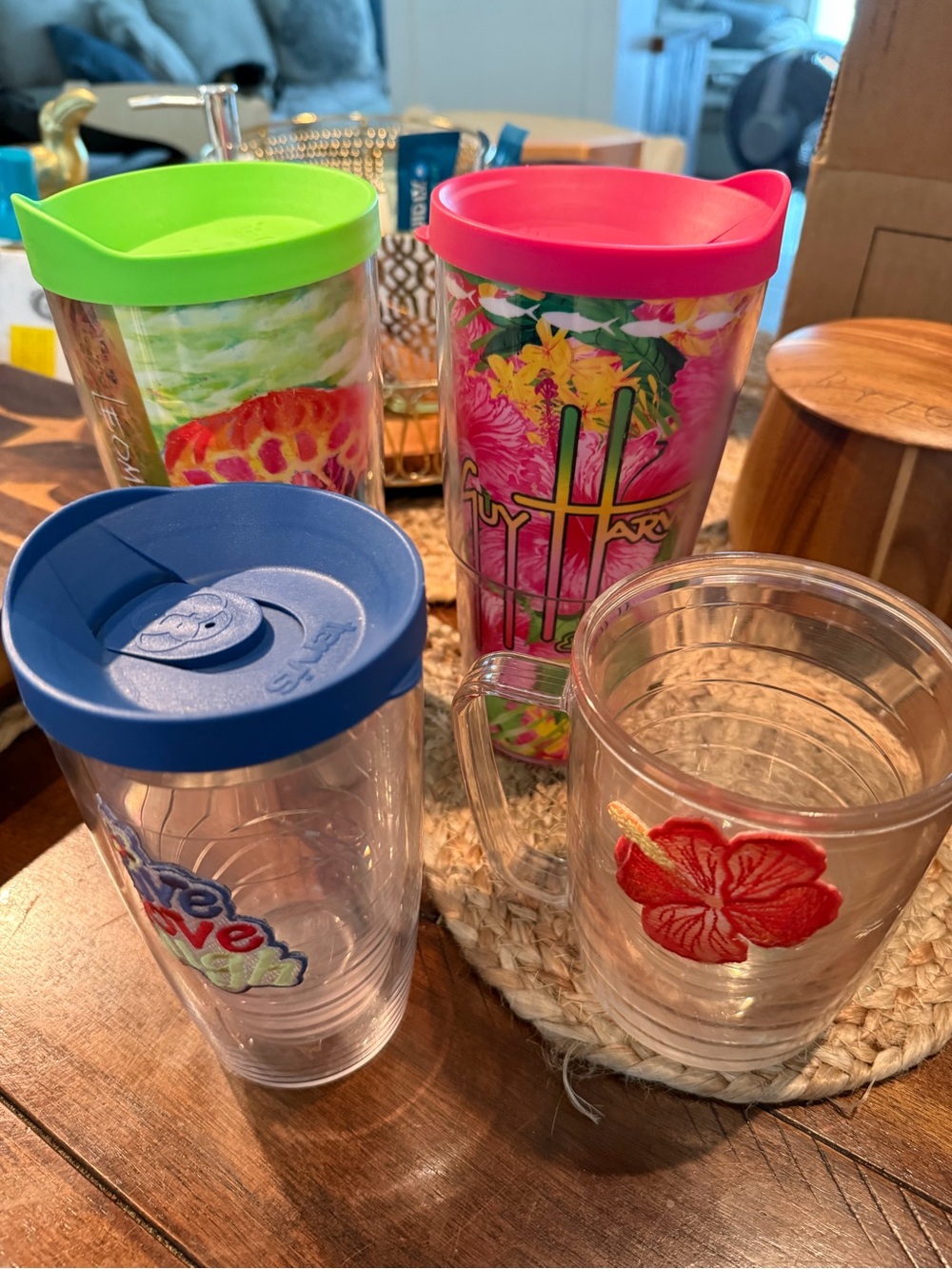 Set of Tervis tumblers